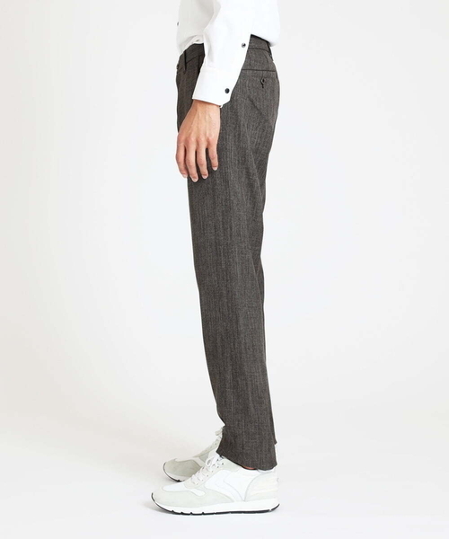 MICHEL KLEIN HOMME (ミッシェルクランオム)の「ツイード調スラックスパンツ(スラックス・メンズ・ダークグレー/ブラウン・LARGE/X-LARGE/MEDIUM)」の11枚目の写真