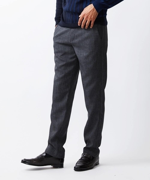 MICHEL KLEIN HOMME (ミッシェルクランオム)の「ツイード調スラックスパンツ(スラックス・メンズ・ダークグレー/ブラウン・LARGE/X-LARGE/MEDIUM)」の12枚目の写真