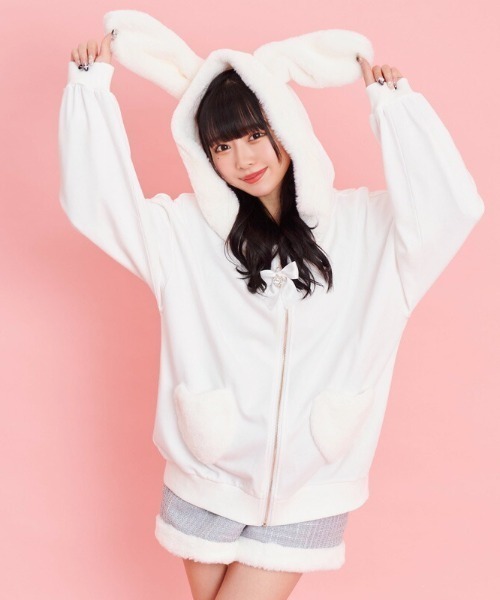 Secret Honey（シークレットハニー）の「うさ耳ファーパーカー