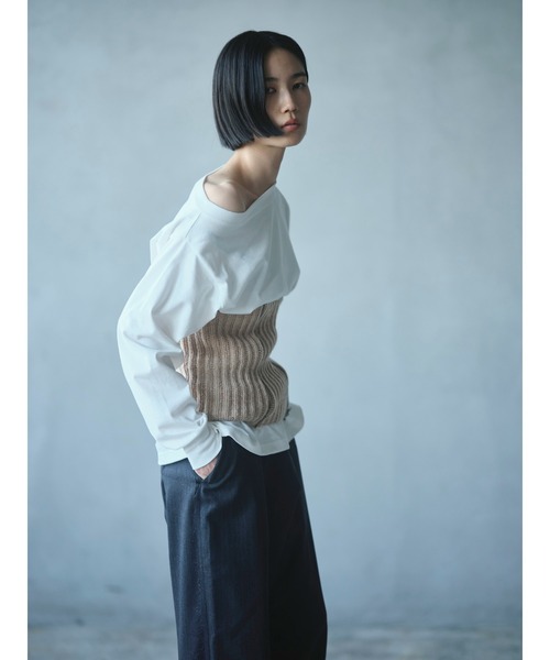 k3&co.（ケイスリーアンドコー）の「KNIT BAND（その他トップス・レディース・ベージュ/グレー・ONE SIZE）」の10枚目の写真