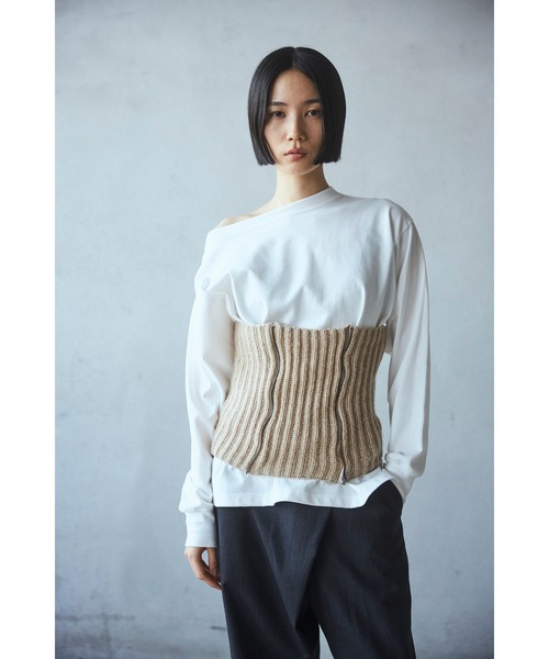 k3&co.（ケイスリーアンドコー）の「KNIT BAND（その他トップス・レディース・ベージュ/グレー・ONE SIZE）」の11枚目の写真