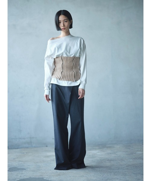 k3&co.（ケイスリーアンドコー）の「KNIT BAND（その他トップス・レディース・ベージュ/グレー・ONE SIZE）」の12枚目の写真