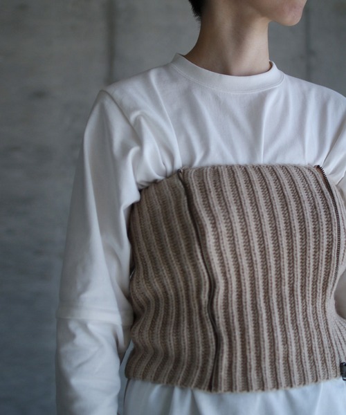 k3&co.（ケイスリーアンドコー）の「KNIT BAND（その他トップス・レディース・ベージュ/グレー・ONE SIZE）」の14枚目の写真
