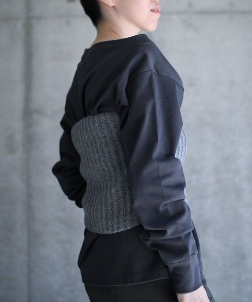 k3&co.（ケイスリーアンドコー）の「KNIT BAND（その他トップス・レディース・ベージュ/グレー・ONE SIZE）」の4枚目の写真