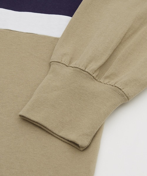 improves（インプローブス）の「オーバーサイズ 長袖 ラガーシャツ（ポロシャツ・メンズ・グリーン/ネイビー/ベージュ/ブラック・X-LARGE/MEDIUM/LARGE）」の5枚目の写真