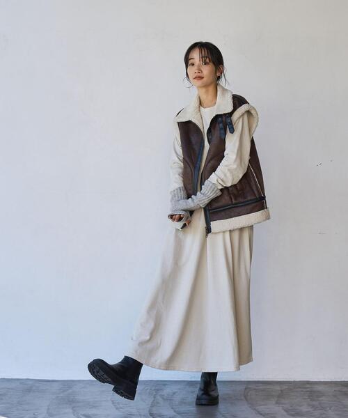 coen（コーエン）の「リブアームウォーマー（アームカバー・レディース・ダークグレー/レッド/ライトグレー・FREE）」の12枚目の写真