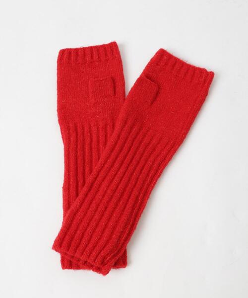 coen（コーエン）の「リブアームウォーマー（アームカバー・レディース・ダークグレー/レッド/ライトグレー・FREE）」の13枚目の写真