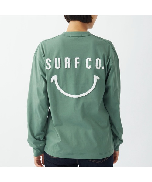 RUSTY(ラスティ)の「RUSTY/ラスティ 長袖Tシャツ クルーネック 軽量 UV ストレッチ 抗菌防臭 ロングTシャツ(Tシャツ/カットソー・レディース・ピンク/ヘザーグレー/カーキ/ブラック/ホワイト・M/L)」の5枚目の写真