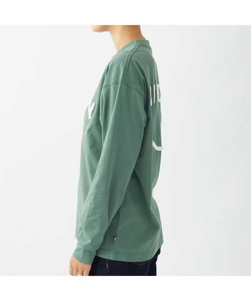 RUSTY(ラスティ)の「RUSTY/ラスティ 長袖Tシャツ クルーネック 軽量 UV ストレッチ 抗菌防臭 ロングTシャツ(Tシャツ/カットソー・レディース・ピンク/ヘザーグレー/カーキ/ブラック/ホワイト・M/L)」の8枚目の写真