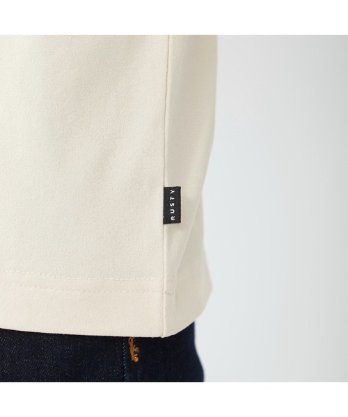 RUSTY(ラスティ)の「RUSTY/ラスティ 長袖Tシャツ クルーネック 軽量 UV ストレッチ 抗菌防臭 ロングTシャツ(Tシャツ/カットソー・レディース・ピンク/ヘザーグレー/カーキ/ブラック/ホワイト・M/L)」の10枚目の写真