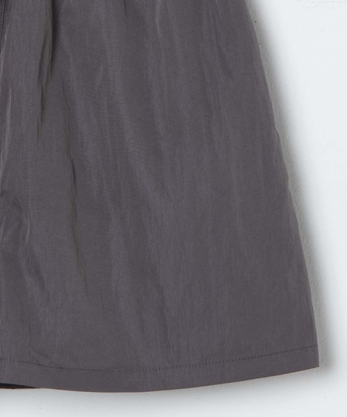 WEGO（ウィゴー）の「WEGO/アウトポケットナイロンミニスカパン（スカート・レディース・ブラック/グレー/カーキ・FREE）」の9枚目の写真
