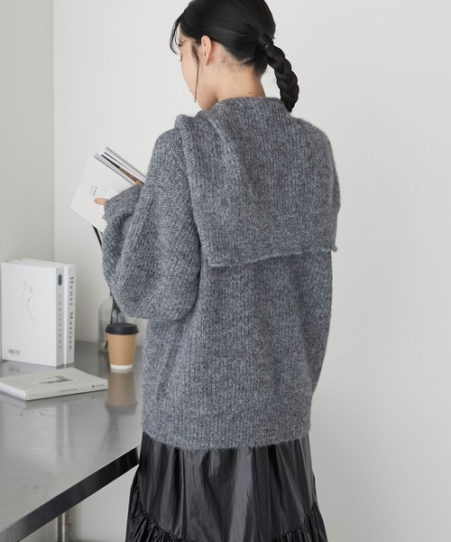forksy.（フォルクシー）の「【forksy.】2SET肩掛けニットプルオーバー
