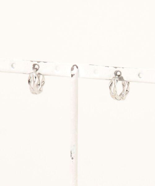 セール】【Bz】ダブルツイストリングミニフープピアス/ペア(RZ