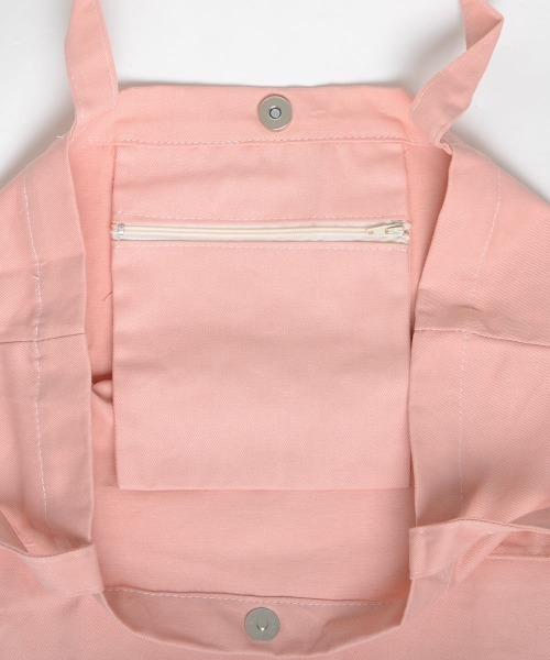 VIBGYOR Women（ヴィブジョー　ウィメン）の「【urge select】シンプル ナチュラルカラー トートバッグ【A4サイズ収納可能】（トートバッグ・レディース・ピンク/グリーン/アイボリー/グレー・FREE）」の21枚目の写真