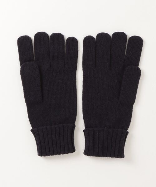 LACOSTE(ラコステ)の「ワンポイントウールニットグローブ(手袋・レディース・ネイビー・L)」の3枚目の写真