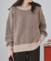 nissen | ジャガード柄ニット(ニット/セーター)