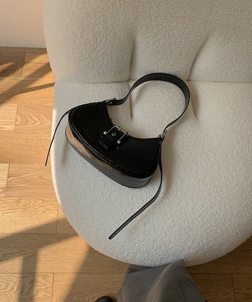 HALEY PESCA（ヘーリーペスカ）の「HALEY PESCA/2WAY ヴィンテージショルダーハンドバッグ（ショルダーバッグ・レディース・シルバー/ブラック・FREE）」の7枚目の写真