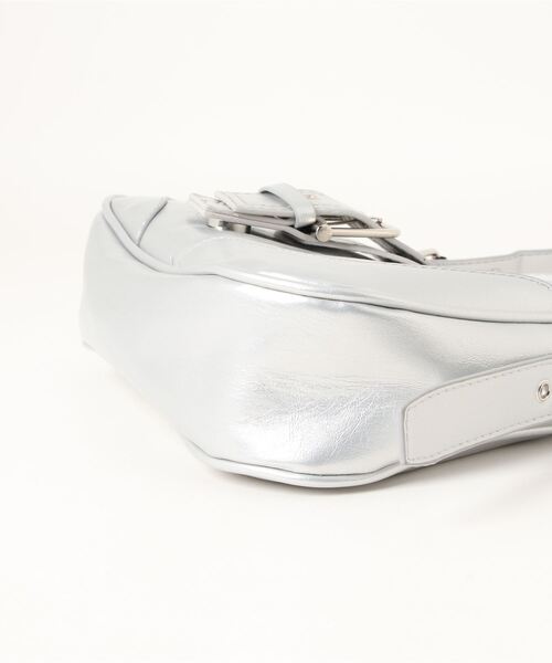 HALEY PESCA（ヘーリーペスカ）の「HALEY PESCA/2WAY ヴィンテージショルダーハンドバッグ（ショルダーバッグ・レディース・シルバー/ブラック・FREE）」の20枚目の写真