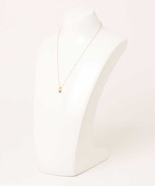 ESTELLE（エステール）の「シルバー しずく ネックレス ESTELLE/エステール（ネックレス・レディース・イエロー・45cm）」の10枚目の写真