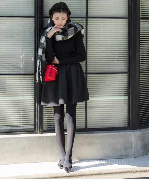 coca(coca)(コカ)の「【WEB限定セール】モヘヤタッチチェックマフラー(マフラー・レディース・A/C/B・ONE SIZE)」の5枚目の写真