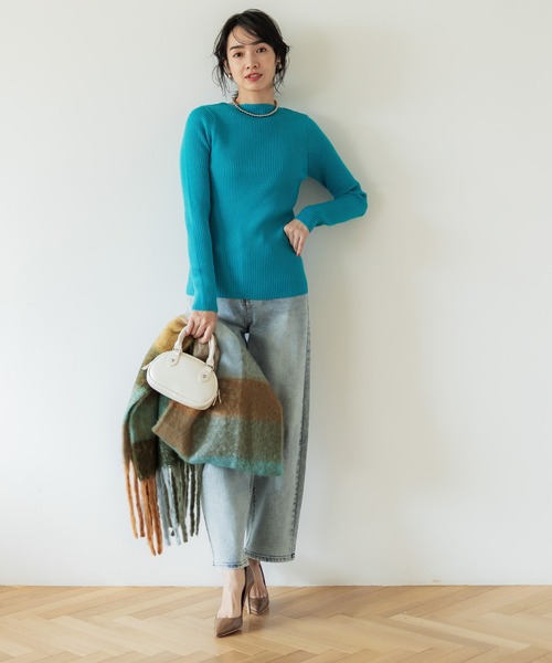 coca(coca)(コカ)の「【WEB限定セール】モヘヤタッチチェックマフラー(マフラー・レディース・A/C/B・ONE SIZE)」の15枚目の写真