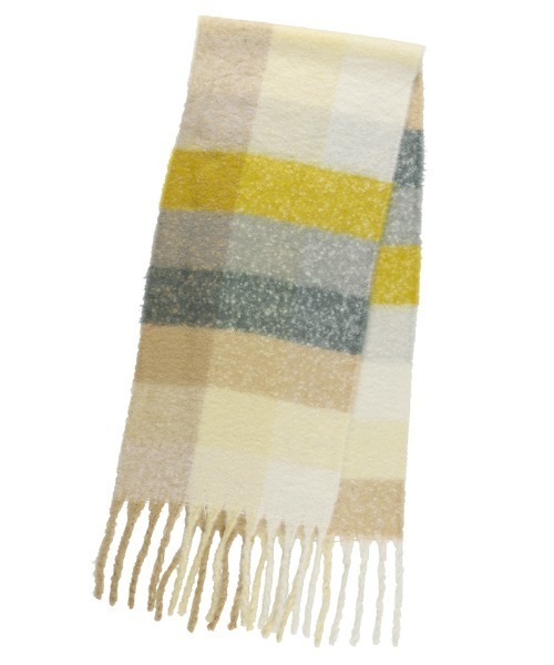 coca(coca)(コカ)の「【WEB限定セール】モヘヤタッチチェックマフラー(マフラー・レディース・A/C/B・ONE SIZE)」の17枚目の写真