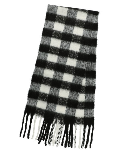 coca(coca)(コカ)の「【WEB限定セール】モヘヤタッチチェックマフラー(マフラー・レディース・A/C/B・ONE SIZE)」の18枚目の写真