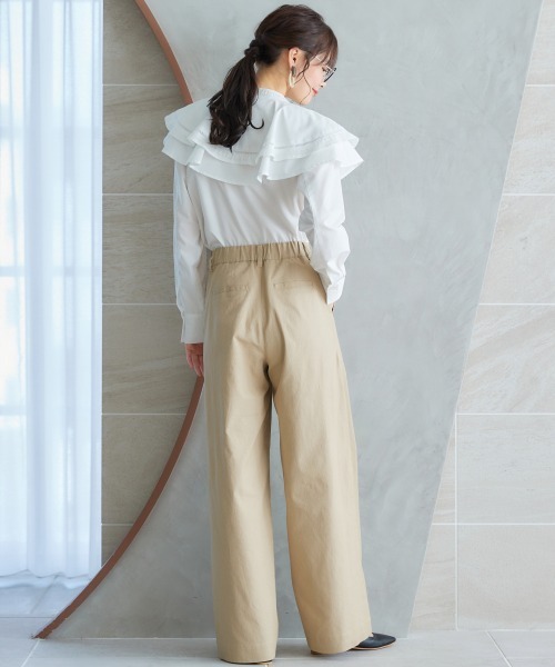 miclat(ミクラ)の「大きいサイズ ベイカーパンツ miclat(その他パンツ・レディース・ベージュ/ブラック・3L/5L/L/4L/LL)」の17枚目の写真