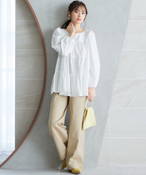 miclat(ミクラ)の「大きいサイズ ベイカーパンツ miclat(その他パンツ・レディース・ベージュ/ブラック・3L/5L/L/4L/LL)」の22枚目の写真