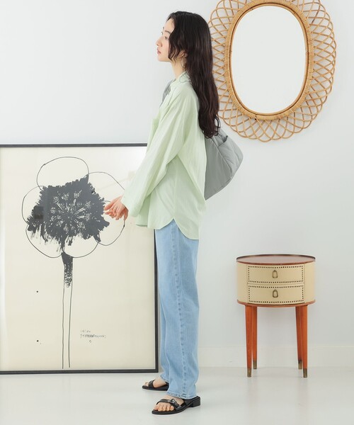 Ray BEAMS(レイビームス)の「Ray BEAMS / オープン スリーブ シャツ(シャツ/ブラウス・レディース・ミント/ピンク・ONE SIZE)」の12枚目の写真