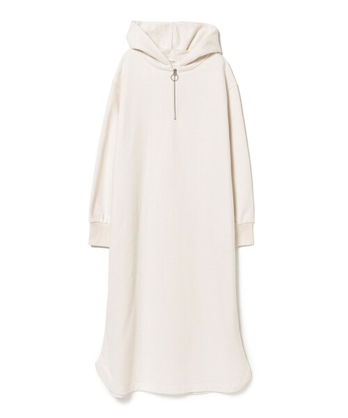 BEAMS HEART(ビームスハート)の「BEAMS HEART / フーディージップ カットワンピース(ワンピース・レディース・ナチュラル/ブルー系その他/ダークブラウン・FREE)」の9枚目の写真