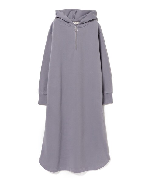 BEAMS HEART(ビームスハート)の「BEAMS HEART / フーディージップ カットワンピース(ワンピース・レディース・ナチュラル/ブルー系その他/ダークブラウン・FREE)」の14枚目の写真
