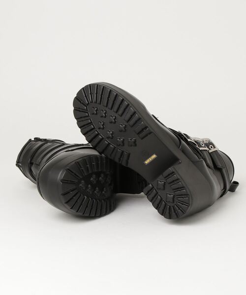 LOVEHUNTER（ラブハンター）の「大きいサイズ　厚底ハイヒール 3ベルトブーツ(1639M)/Love Hunter（ブーツ・メンズ・ブラック・41/43/45）」の3枚目の写真