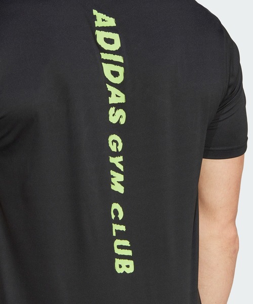 adidas（アディダス）の「HIIT スローガン トレーニングTシャツ / アディダス adidas（Tシャツ/カットソー・メンズ・Black/ターコイズブルー・MEDIUM/LARGE/3XL/X-LARGE/XX-LARGE/SMALL/X-SMALL）」の5枚目の写真