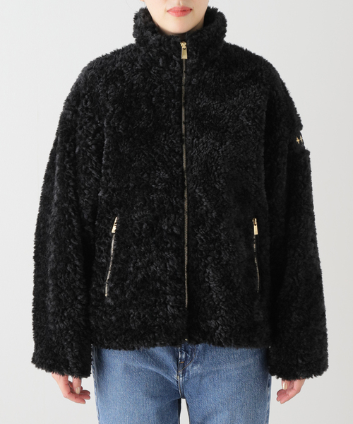 IENA（イエナ）の「【TATRAS/タトラス】LUELA ボアブルゾン（ブルゾン・レディース・ブラック・1/2）」の3枚目の写真