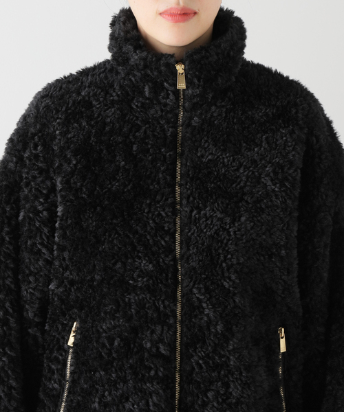 IENA（イエナ）の「【TATRAS/タトラス】LUELA ボアブルゾン（ブルゾン・レディース・ブラック・1/2）」の6枚目の写真