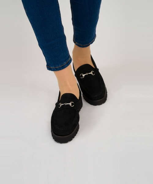 Daniele Lepori（ダニエル レポリ）の「【Daniele Lepori/ダニエル レポリ】厚底 ビットローファー 本革（ローファー・レディース・ブラック×ゴールド/ブラック×シルバー・37/39/36/38）」の13枚目の写真