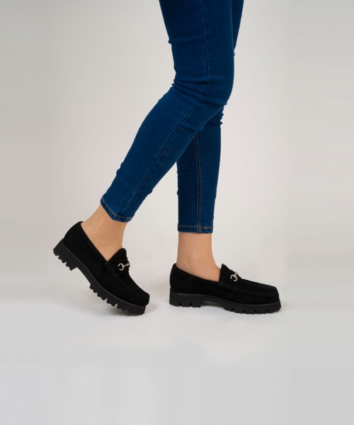 Daniele Lepori（ダニエル レポリ）の「【Daniele Lepori/ダニエル レポリ】厚底 ビットローファー 本革（ローファー・レディース・ブラック×ゴールド/ブラック×シルバー・37/39/36/38）」の10枚目の写真