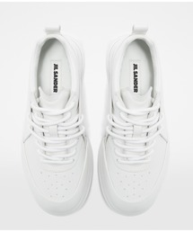 JIL SANDER パネル ラウンドトゥ スニーカー Jil Sander パネル レザースニーカー | ニュートラル | FARFETCH JP