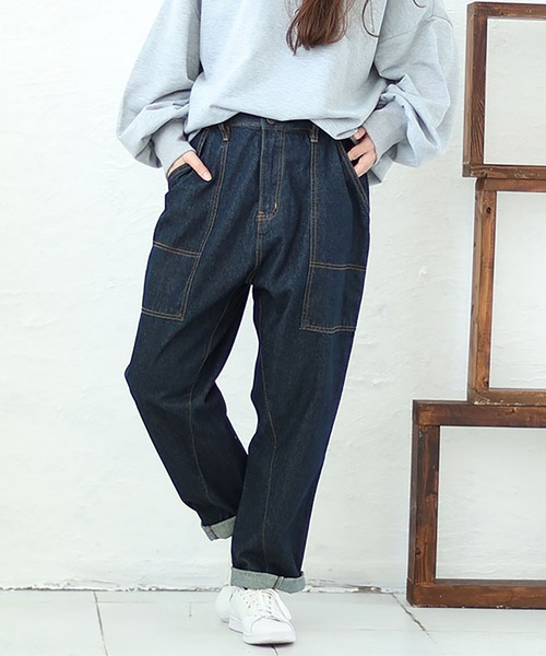 ビッグベイカーポケットデニムパンツ（デニムパンツ）｜GOLDJAPAN（ゴールドジャパン）