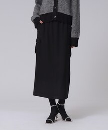 GALLEST | ウールサージカーゴスカート(スカート)