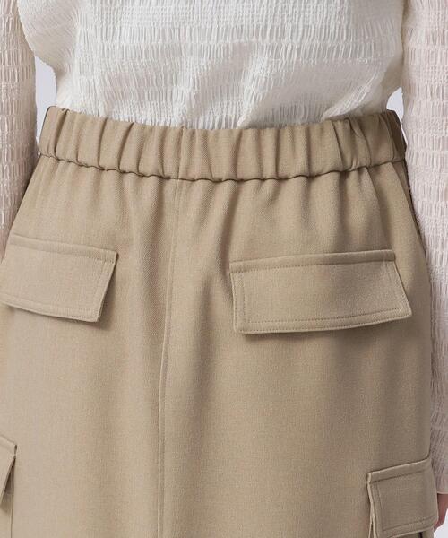 GALLEST（ギャレスト）の「ウールサージカーゴスカート（スカート・レディース・ブラック/ベージュ/グレー・40/38/36/05）」の20枚目の写真