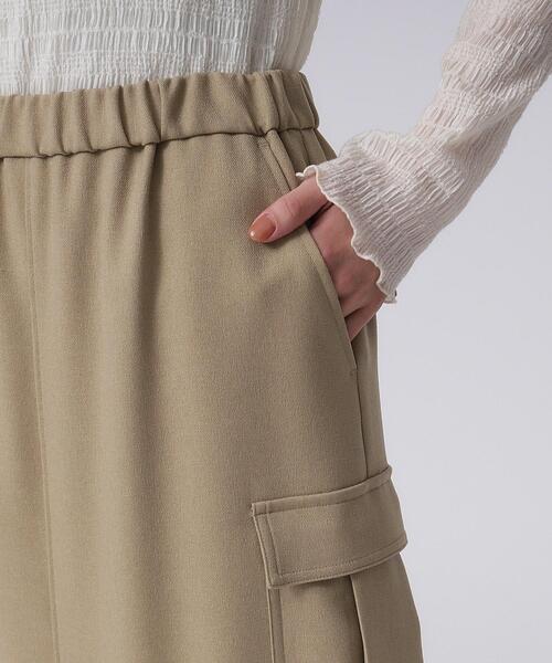 GALLEST（ギャレスト）の「ウールサージカーゴスカート（スカート・レディース・ブラック/ベージュ/グレー・40/38/36/05）」の21枚目の写真