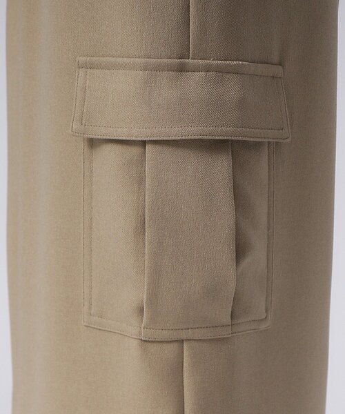 GALLEST（ギャレスト）の「ウールサージカーゴスカート（スカート・レディース・ブラック/ベージュ/グレー・40/38/36/05）」の22枚目の写真