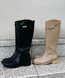 esutoreja（エストレジャ）の「レザーロングブーツ（ブーツ）」