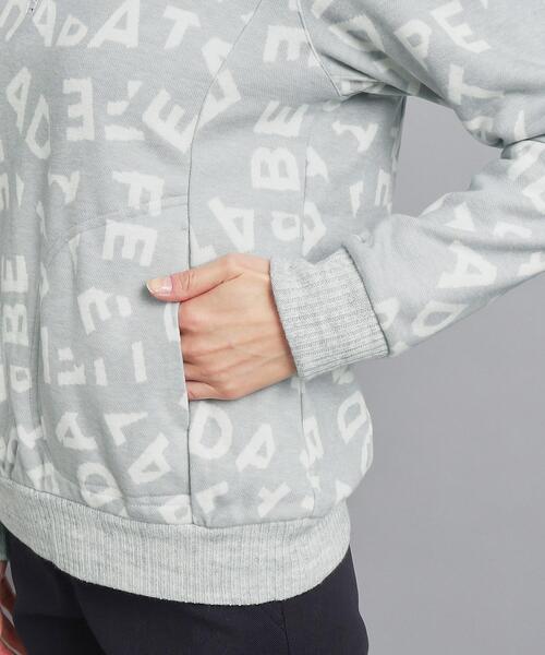 adabat（アダバット）の「◆ランダムロゴデザイン ハーフジッププルオーバー（Tシャツ/カットソー・レディース・ライトグレー系3/ブルー系その他5・40/38/42/36）」の15枚目の写真