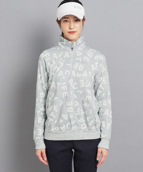 adabat（アダバット）の「◆ランダムロゴデザイン ハーフジッププルオーバー（Tシャツ/カットソー・レディース・ライトグレー系3/ブルー系その他5・40/38/42/36）」の16枚目の写真