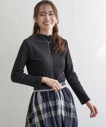 前後2WAY三角テレコ長袖T