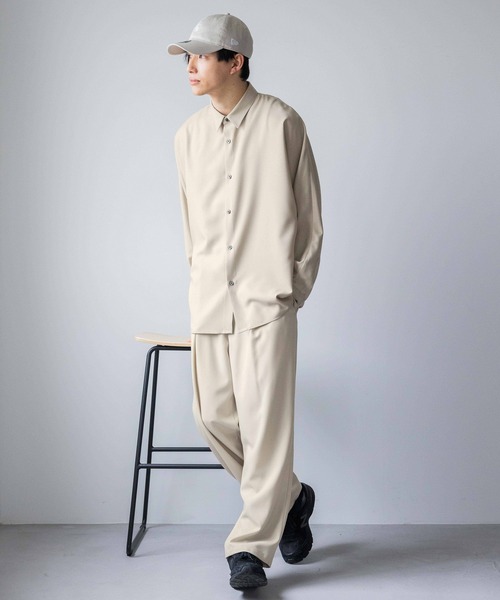 LOWRYS FARM(ローリーズファーム)の「ツイルLINONドルマンシャツ 104930(シャツ/ブラウス・メンズ・ホワイト/ベージュ/ブルー・LARGE/MEDIUM)」の10枚目の写真