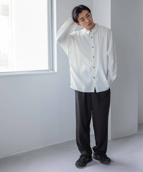 LOWRYS FARM(ローリーズファーム)の「ツイルLINONドルマンシャツ 104930(シャツ/ブラウス・メンズ・ホワイト/ベージュ/ブルー・LARGE/MEDIUM)」の7枚目の写真